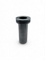 Тигель на 2 кг для электрической печи D75/45 h155  экструдированный  графит 01CEL00065-ЭКС