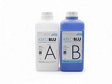 Резина жидкая силиконовая 45Sh компонент А+В Blue Kreo kit 2 кг для двухкомпонентных систем, 1уп=2кг 903510
